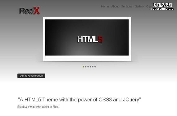 RedX HTML5 and CSS3 Template