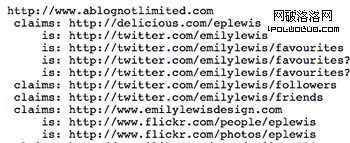 Plaxo Open Social Graph results for A Blog Not Limited