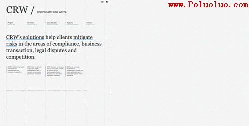 Minimal website design