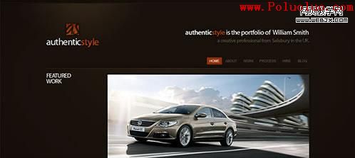 漂亮的單頁面網站設計