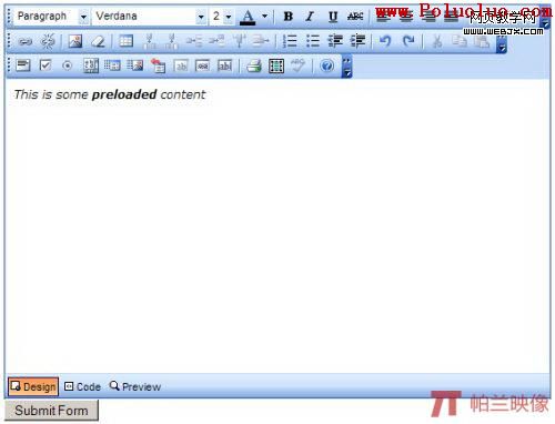 Free Rich Text Editor