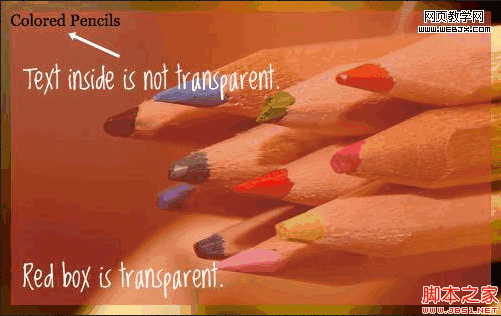 CSS通過RGBa將一個元素設置為透明效果   