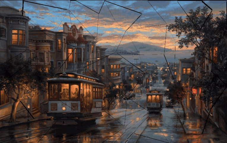 一款html5 canvas實現的圖片玻璃碎片特效 