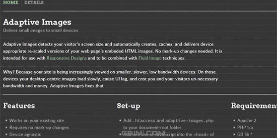 Adaptive Images in HTML