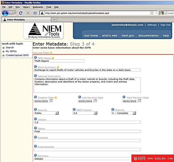 創建一個 NIEM IEPD，第 4 部分: 組裝 IEPD