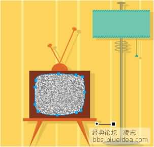 Fireworks折疊漸變巧妙打造電視雪花動畫_天極4設計在線整理轉載