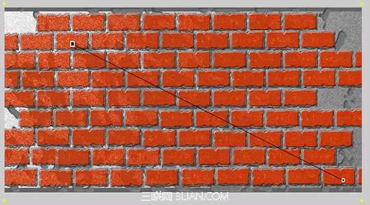 Fireworks制作紅牆磚頭背景   