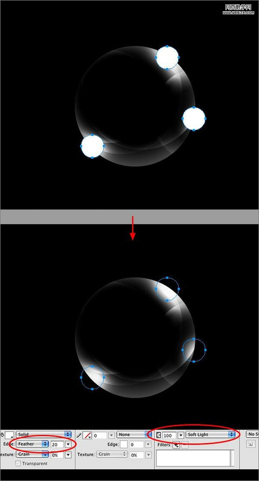 Fireworks實例教程:制作超級光線水晶球