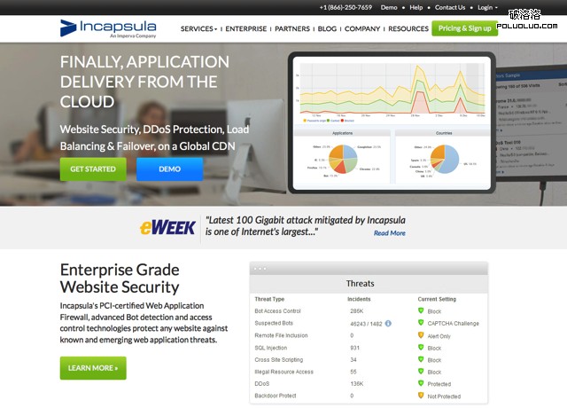 CDN服務 網站加速 Incapsula