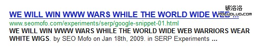 Google SERP showing 70-character title 2
